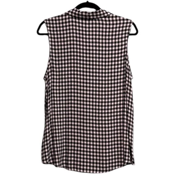 Time and Tru Sleeveless Gingham Top Size XXL - Picture 2 of 2
